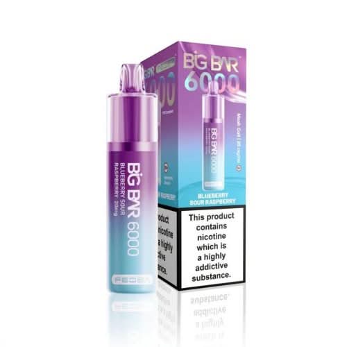 Feoba Big Bar 6000 Puffs Disposable Vape Device - Blueberry Sour Raspberry