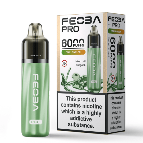 Feoba Pro 6000 Disposable Device - 20MG - Eliquid Base - Triple Melon