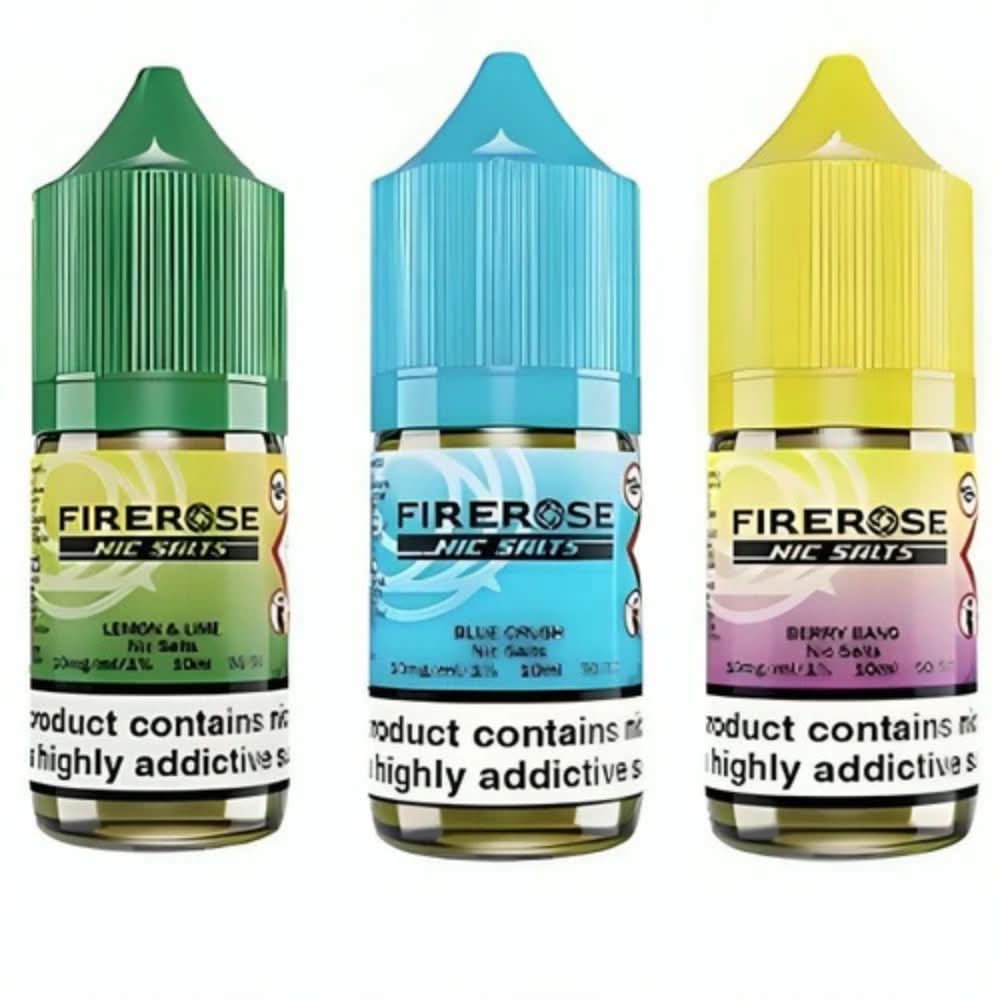 Firerose 5000 10ml Nic Salt E  Liquid ,Pack of 10 