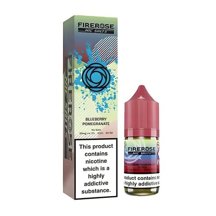 Firerose 5000 Nic Salt E Liquid 10ml, Blueberry Pomegranate 