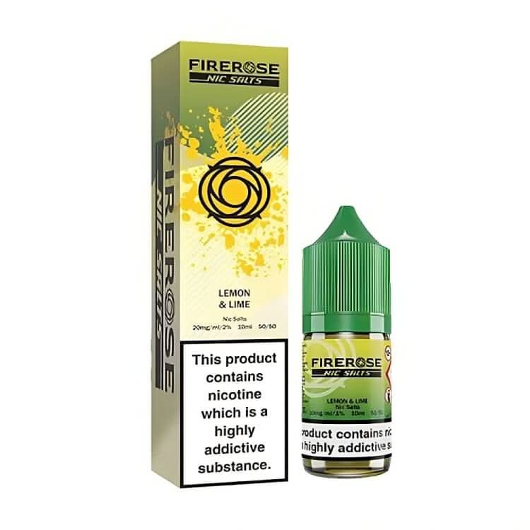 Firerose 5000 Nic Salt E Liquid 10ml,Lemon & Lime 