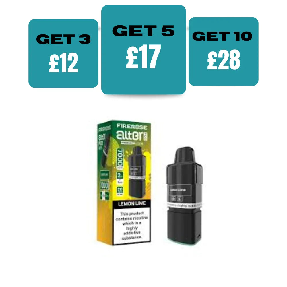 Firerose Alter 7000 Prefilled Pods Refill