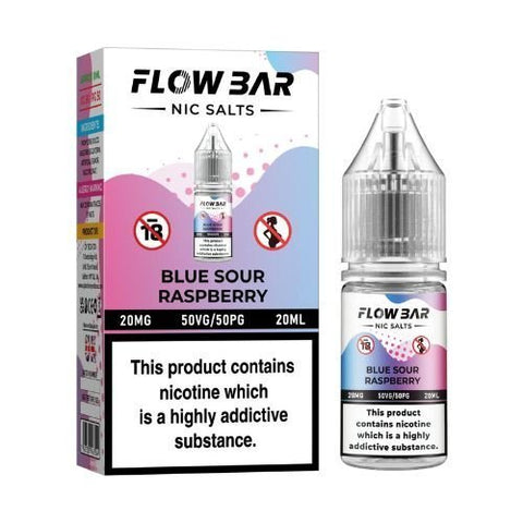 Flow Bar 10ml Nic Salt & Aspire Gotek X Pod Kit - Eliquid Base-Blue Sour Raspberry