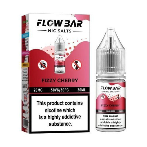 Flow Bar 10ml Nic Salt & Aspire Gotek X Pod Kit - Eliquid Base-Fizzy Cherry