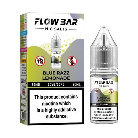 Flow Bar 10ml Nic Salt & Aspire Gotek X Pod Kit - Eliquid Base-Blue Razz Lemonade