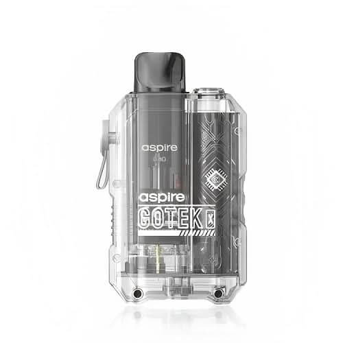 Aspire Gotek X Pod Kit + 3XFlow Bar 10ml Nic Salt (Bundle Deal) -Clear