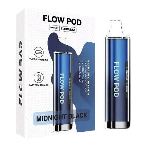Flow Pod CP600 Vape Device Kit - Eliquid Base - Midnight Blue