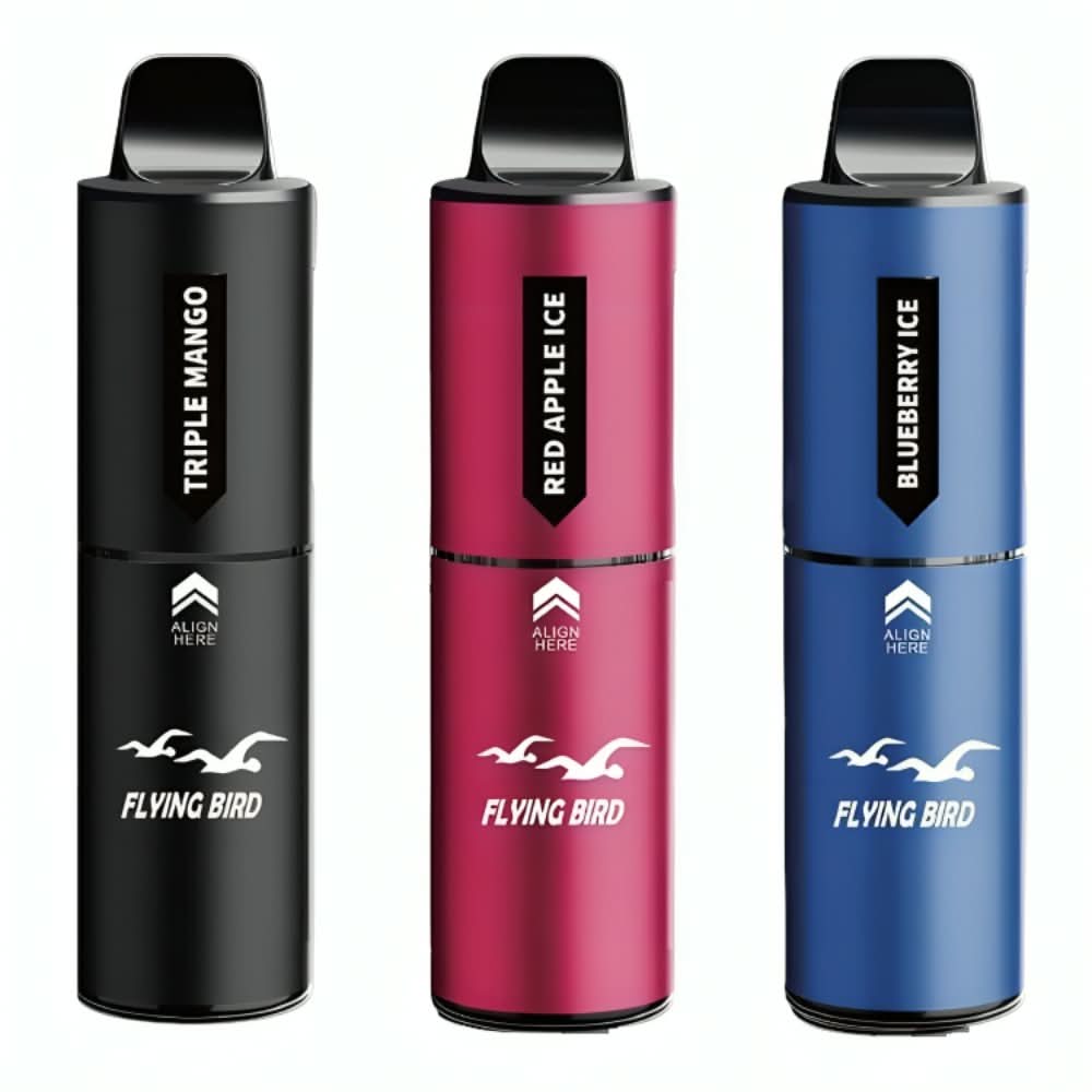 Flying Bird Max Pro 3000 Puffs Disposable Vape - 20MG - Eliquid Base - Dark Grey Series