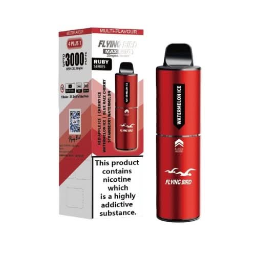 Flying Bird Max Pro 3000 Puffs Disposable Vape 20mg  - Ruby Series