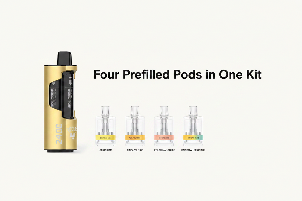 Four Prefilled Pods in One Vape Kit