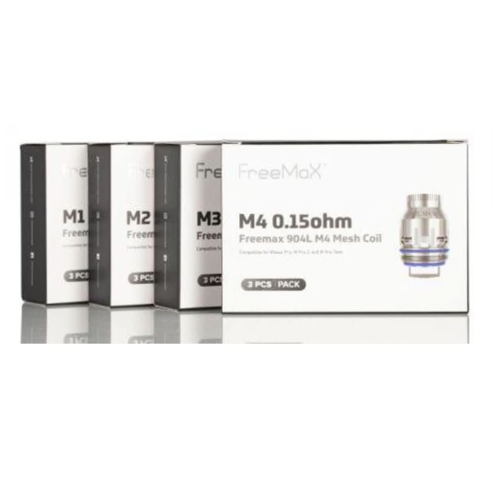 FreeMax Maxus Pro 904L M Replacement Coils (3Pcs) - Eliquid Base - 0.15 ohm 904L M1 Single Mesh
