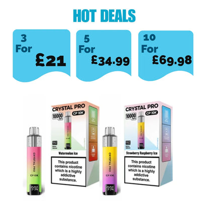 Crystal Pro CP 10K Prefilled Pod Kit