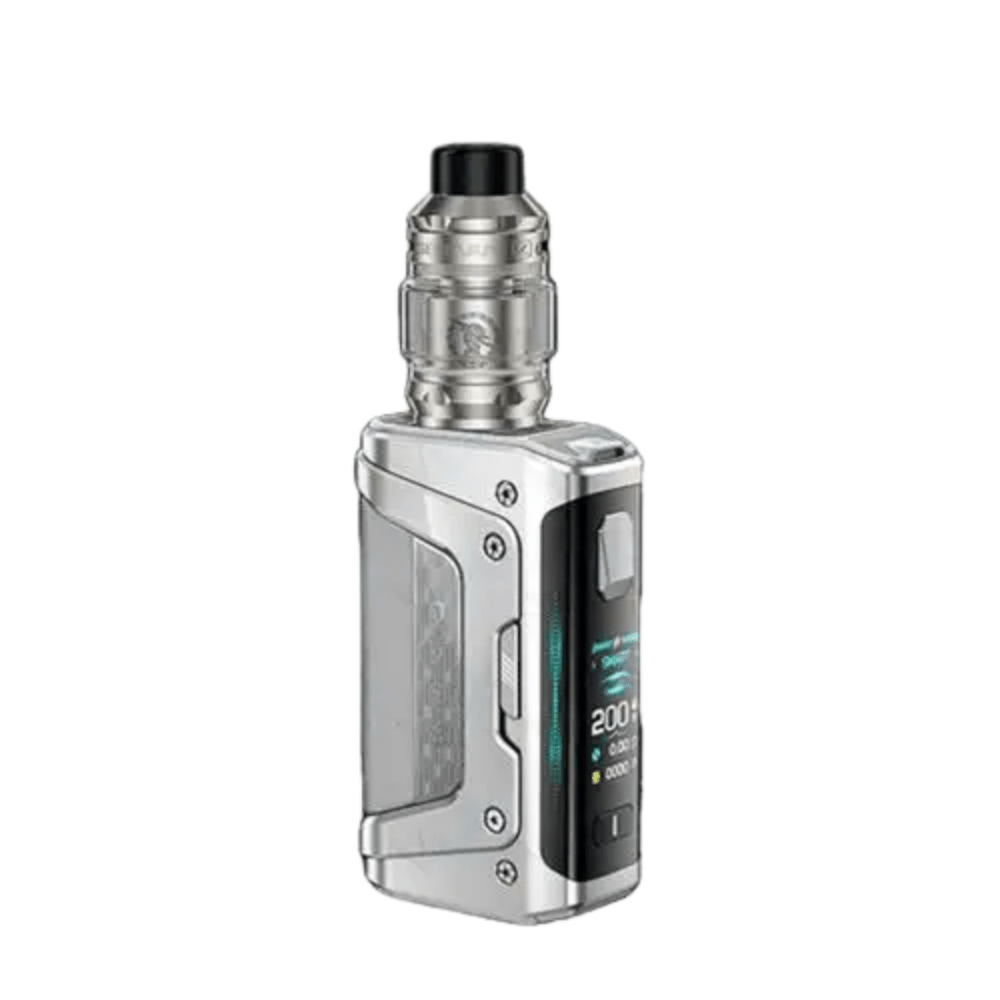 Geekvape Aegis Legend 5 Vape Kit - Eliquid Base - Frost Silver