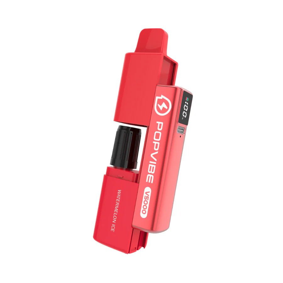Geekvape PopVibe V5000 Disposable Vape Pod Kit | Box of 5 - Eliquid Base - Watermelon Ice