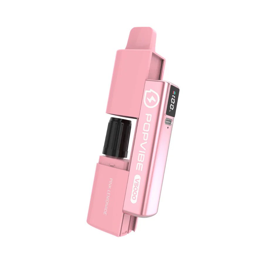 Geekvape PopVibe V5000 Disposable Vape Pod Kit | Box of 5 - Eliquid Base - Pink Lemonade