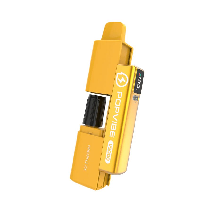 Geekvape PopVibe V5000 Disposable Vape Pod Kit | Box of 5 - Eliquid Base - Pineapple Ice