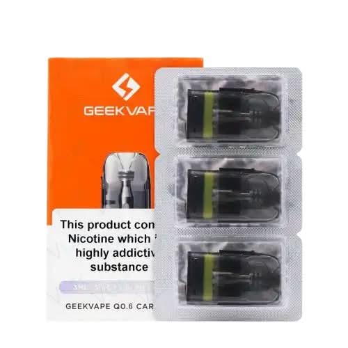 Geekvape Q Pod Catridge l Pack of 3  - 0.6 ohm
