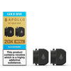 Gold Bar Apollo 20000 Replacement Pods - Eliquid Base - Blue Raspberry