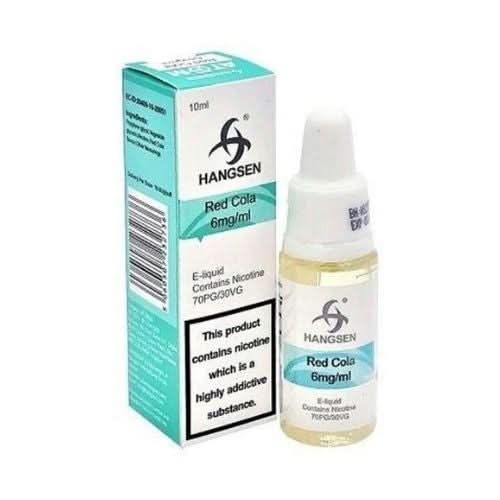 Hangsen 10ml E - Liquid - 3mg & 6mg | Pack of 10 - Eliquid Base - Red Cola