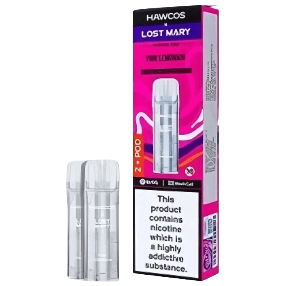Hawcos x Lost Mary Crystal Pro Prefilled Pods - Eliquid Base - Pink Lemonade