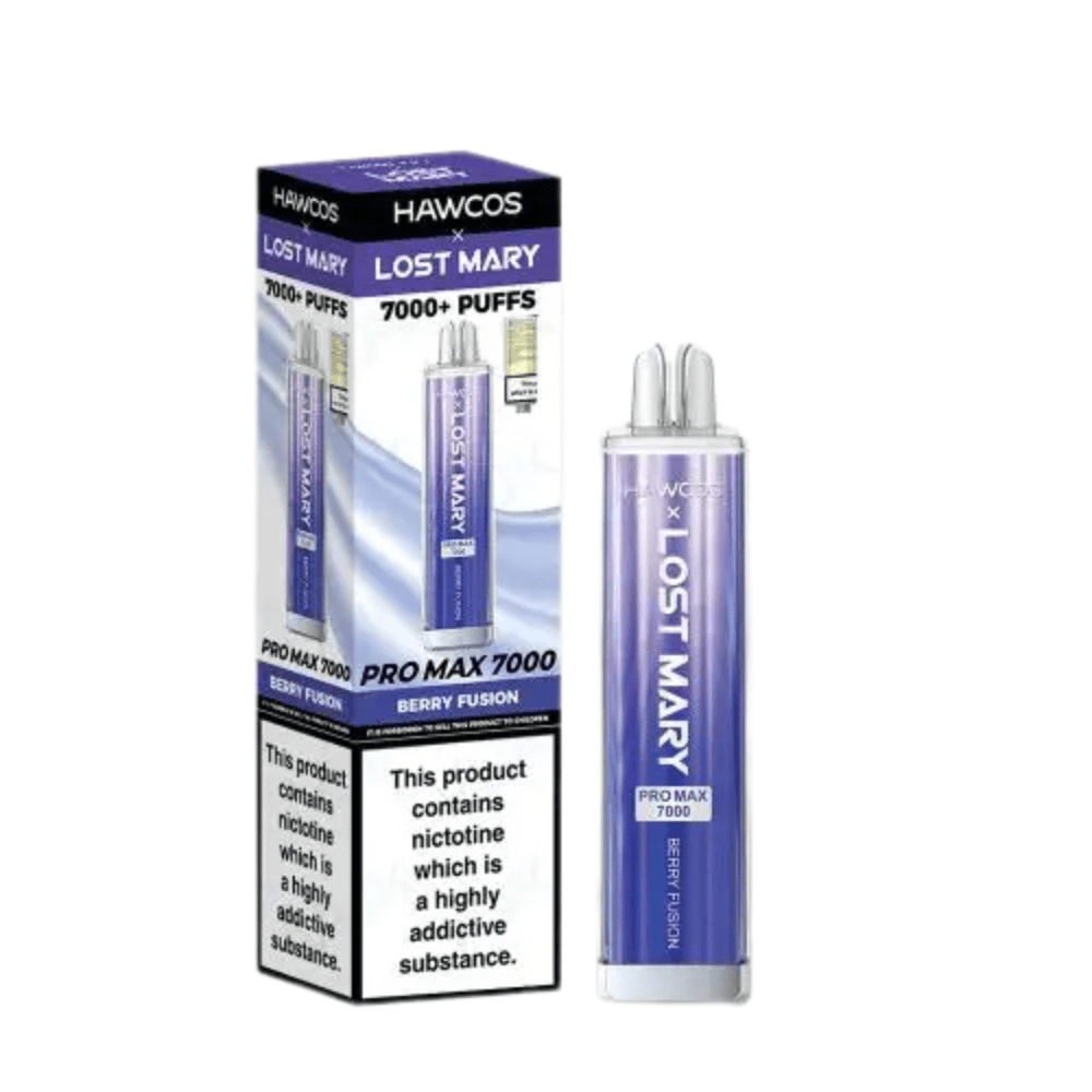 Hawcos x Lost Mary Pro Max 7000 disposable vape Device - Eliquid Base - Berry Fusion