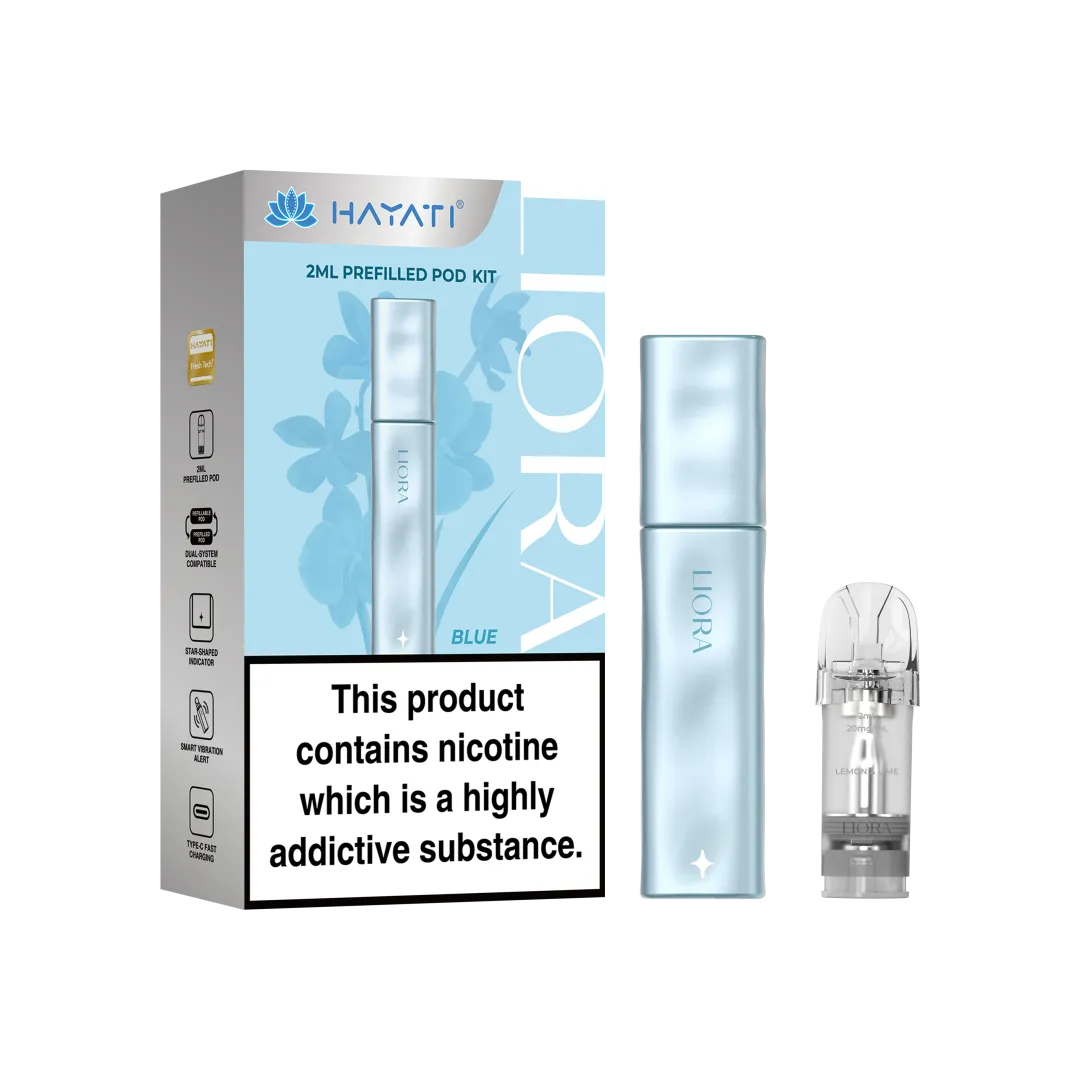 Hayati Liora Refilleable/Prefilled Pod Vape Kit - £12.89 or 3 for £25