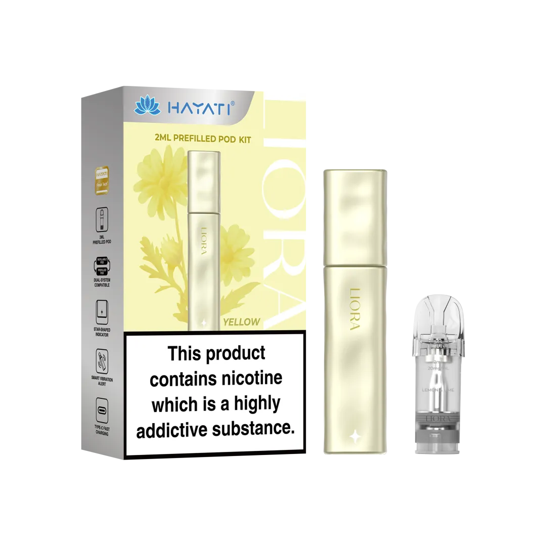 Hayati Liora Refilleable/Prefilled Pod Vape Kit - £12.89 or 3 for £25