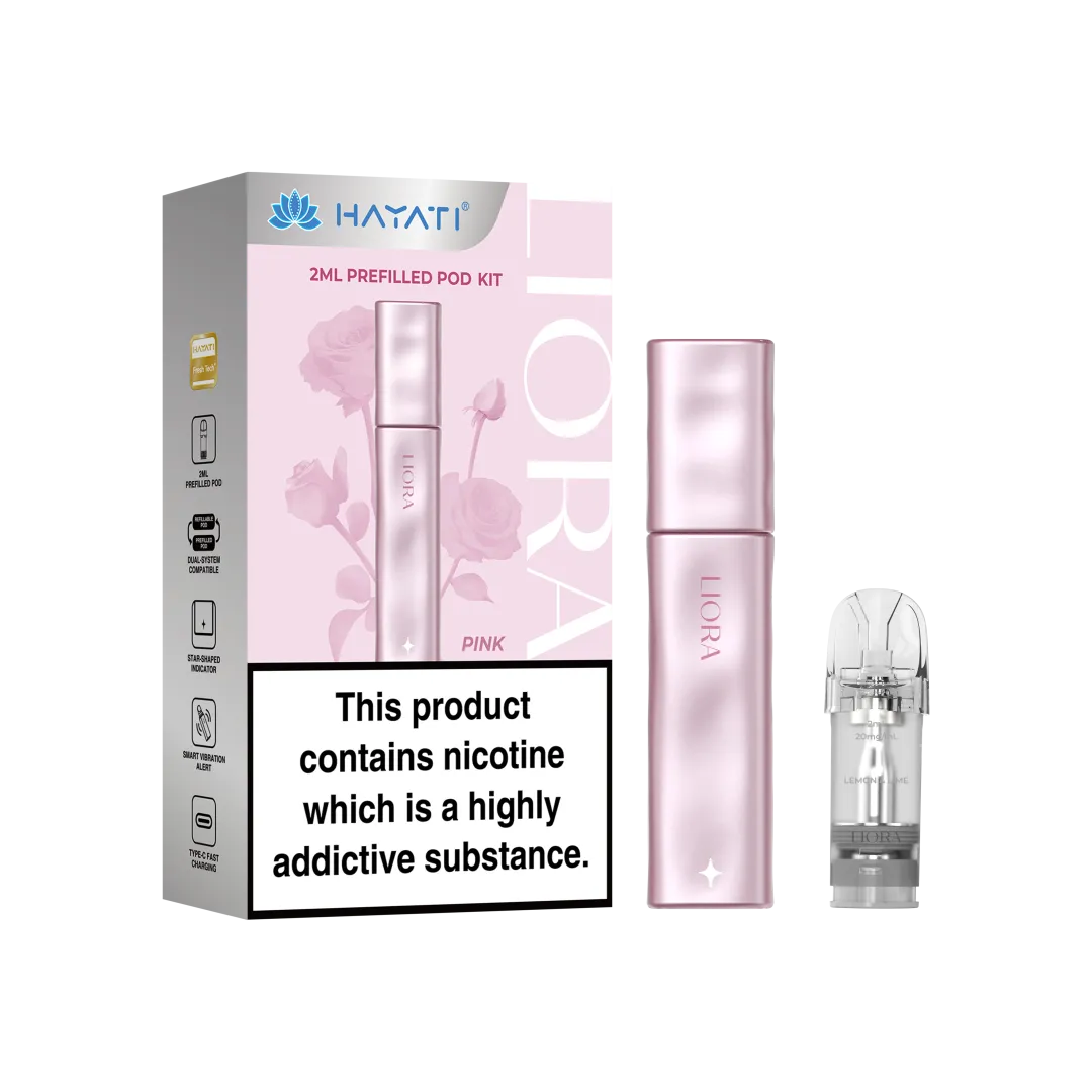 Hayati Liora Refilleable/Prefilled Pod Vape Kit - £12.89 or 3 for £25