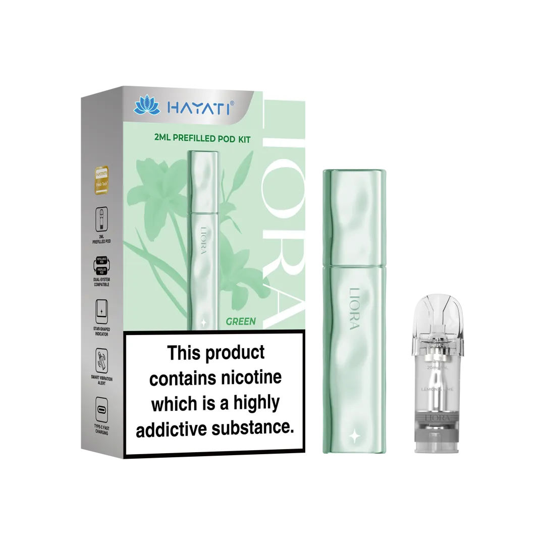 Hayati Liora Refilleable/Prefilled Pod Vape Kit - £12.89 or 3 for £25