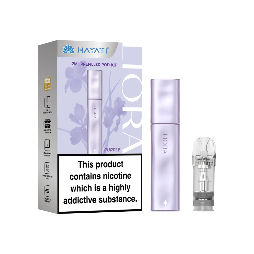 Hayati Liora Refilleable/Prefilled Pod Vape Kit - £12.89 or 3 for £25