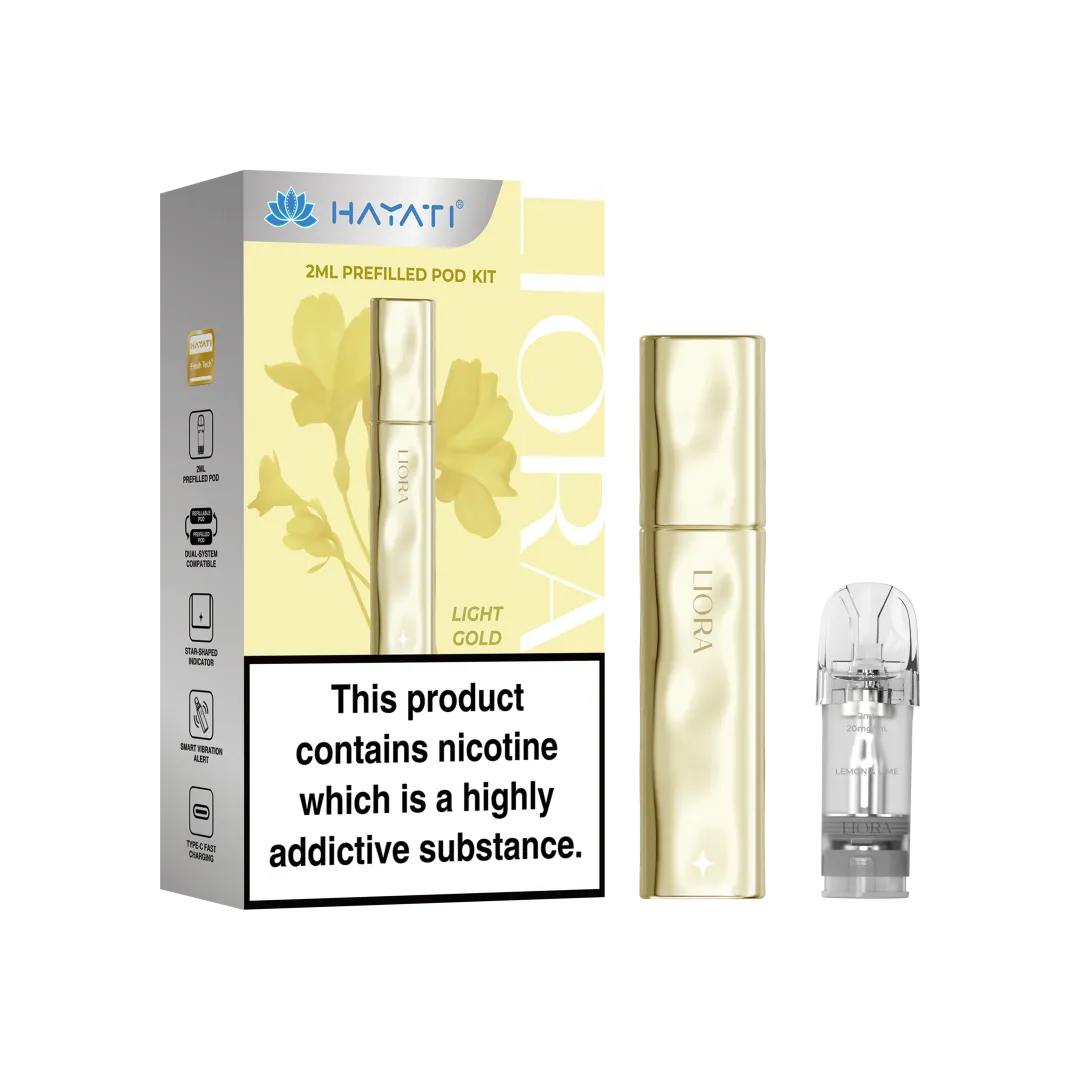 Hayati Liora Refilleable/Prefilled Pod Vape Kit - £12.89 or 3 for £25