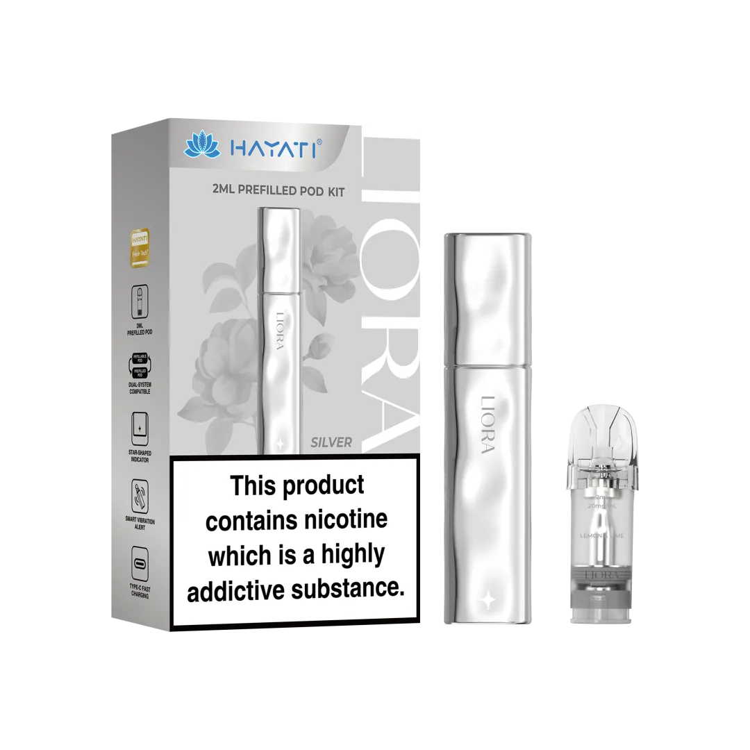 Hayati Liora Refilleable/Prefilled Pod Vape Kit - £12.89 or 3 for £25