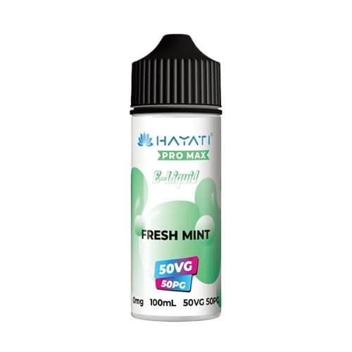 Hayati Pro Max 100ml E-Liquid Shortfill  50VG/50PG - Fresh Mint