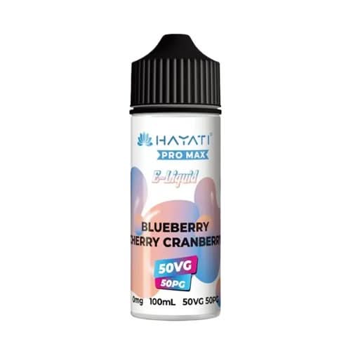 Hayati Pro Max 100ml E-Liquid Shortfill  50VG/50PG - Blueberry Cherry Cranberry