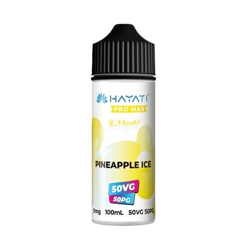 Hayati Pro Max 100ml E-Liquid Shortfill  50VG/50PG  -Pineapple Ice