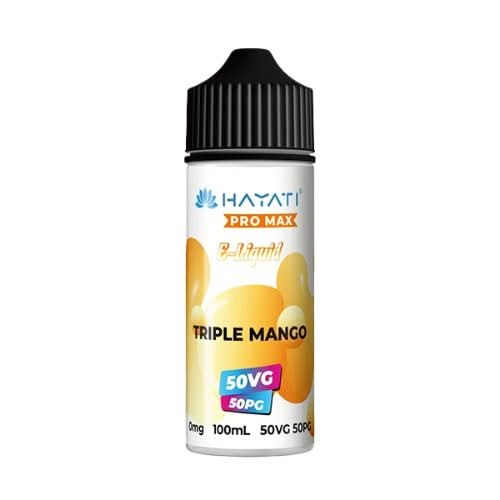 Hayati Pro Max 100ml E-Liquid Shortfill  50VG/50PG - Triple Mango