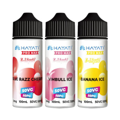 Hayati Pro Max 100ml E-Liquid Shortfill  50VG/50PG