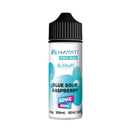 Hayati Pro Max 100ml E-Liquid Shortfill  50VG/50PG  - Blue Sour Raspberry