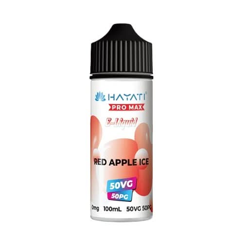 Hayati Pro Max 100ml E-Liquid Shortfill  50VG/50PG  - Red Apple Ice