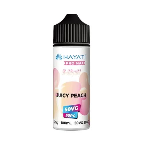 Hayati Pro Max 100ml E - Liquid Shortfill 50VG/50PG - Eliquid Base - Juicy Peach