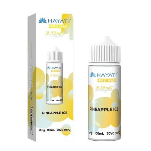 Hayati Pro Max 100ml 70VG/30PG  E-Liquid -Pineapple Ice