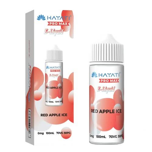 Hayati Pro Max 100ml 70VG/30PG  E-Liquid -Red Apple Ice