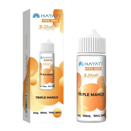 Hayati Pro Max 100ml 70VG/30PG  E-Liquid -Triple Mango