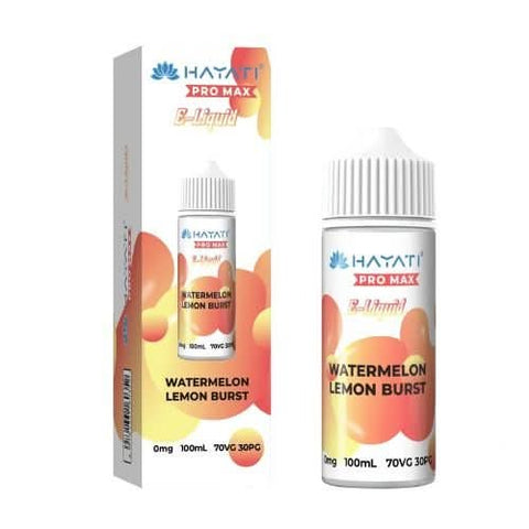 Hayati Pro Max 100ml Nic Salt E-Liquid - Eliquid Base-Watermelon Lemon Burst