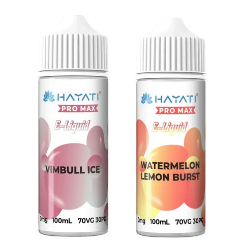Hayati Pro Max 100ml Nic Salt E-Liquid - Eliquid Base-Banana Ice