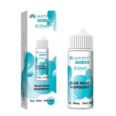 Hayati Pro Max 100ml Nic Salt E-Liquid - Eliquid Base-Blue Sour Raspberry
