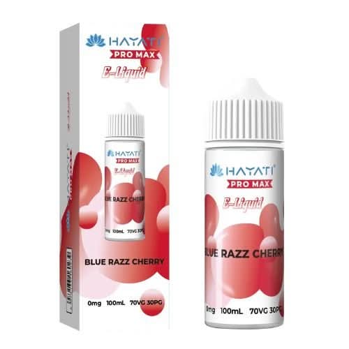 Hayati Pro Max 100ml 70VG/30PG  E-Liquid -Blue Razz Cherry