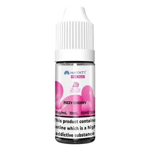 Hayati Pro Max 10ml Nic Salt E-Liquid - Pack of 10 - Fizzy Cherry