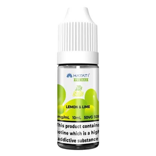 Hayati Pro Max 10ml Nic Salt E-Liquid - Pack of 10 - Lemon & Lime