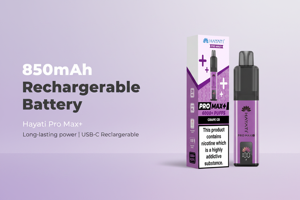 850mAh Rechargeable Battery